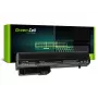 Green Cell - Laptop-Akku (entspricht: HP RW556AA, HP HSTNN-C48C) - Lithium-Ionen - 6 Zellen - 4400 mAh - Schwarz - für HP 2510p, Business Notebook nc2400, EliteBook 2530p,