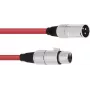 XLR-Verbindungskabel Omnitronic 30220905 mit 1x XLR-Stecker und 1x XLR-Buchse
