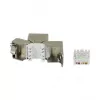 Synergy 21 Keystone-Modul TP-Buchse RJ45 CAT6A 500MHz Kurz mit Kabelklemme - Kabel - Digital/Daten