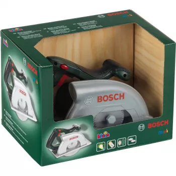 Theo Klein 8421 Bosch Kreissäge I Batteriebetrieben mit Drehbewegung, Licht- und Soundfunktionen I Maße: 23 cm x 16 cm x 14,5 cm I Spielzeug für