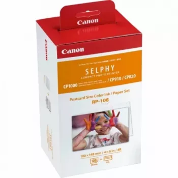 Canon 8568B001 RP-108 Farbtintenpatrone + 100x148mm Papierset 108 Blatt (SPEC)