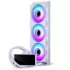 Phanteks Glacier One 360M25 LCD AiO-Flüssigkeitskühlung, 6-Zoll-Display - 360 mm, Weiß