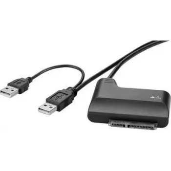 SATA-Adapter Renkforce SATA Combo M auf USB, 33 cm rundes USB-Stromkabel