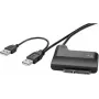 SATA-Adapter Renkforce SATA Combo M auf USB, 33 cm rundes USB-Stromkabel