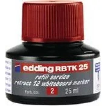 Nachfülltinte für Marker Edding RBTK 25 — Rote Tinte, 25 ml