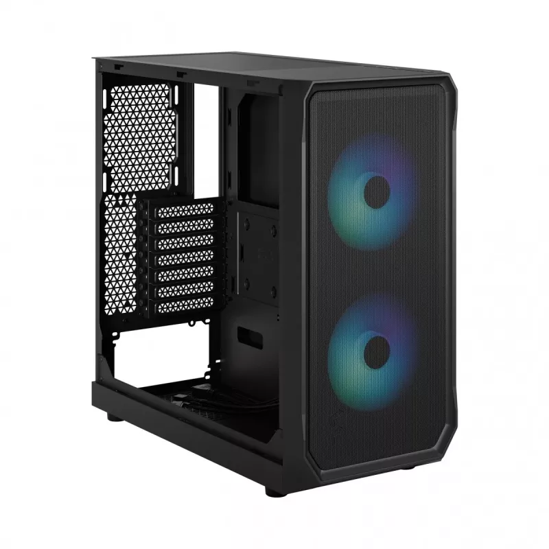 Fractal Design Focus 2 RGB Tempered Glass Mid Tower ATX PC-Gehäuse - Schwarz