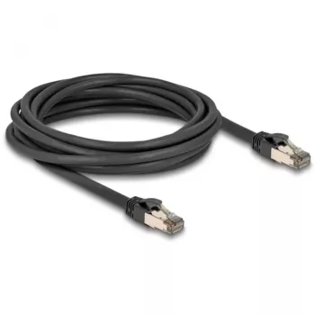 Netzwerkkabel DeLOCK RJ45 Cat.6A 5m Schwarz