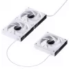 Gehäuselüfter Jonsbo ZK-120W 3in1 A-RGB weiß — 120 mm, A-RGB-Beleuchtung