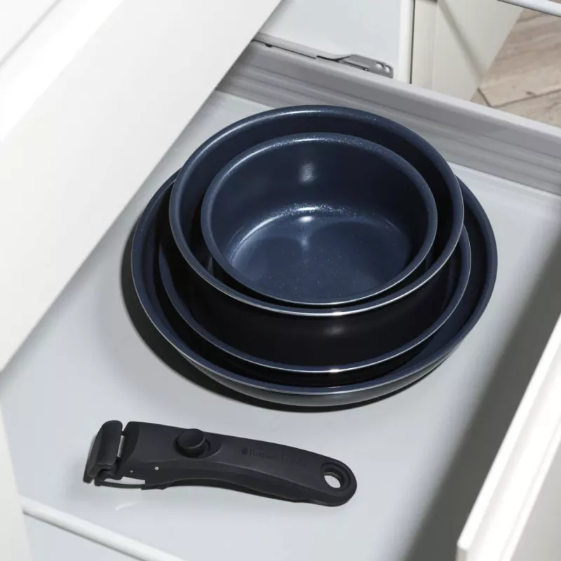 Kochtopf-Set Russell Hobbs RH03319EU7, 5-teilig, antihaftbeschichtete Pfannen, spülmaschinengeeignet