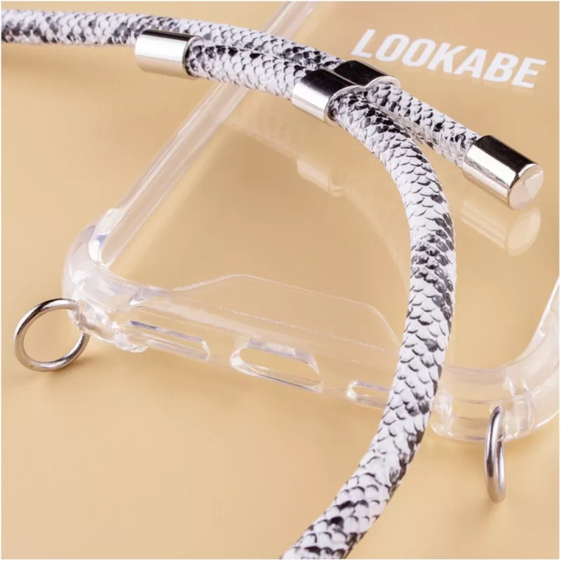 Necklace Lookabe Snake Edition für iPhone X/Xs — silberner Anhänger-Zubehör