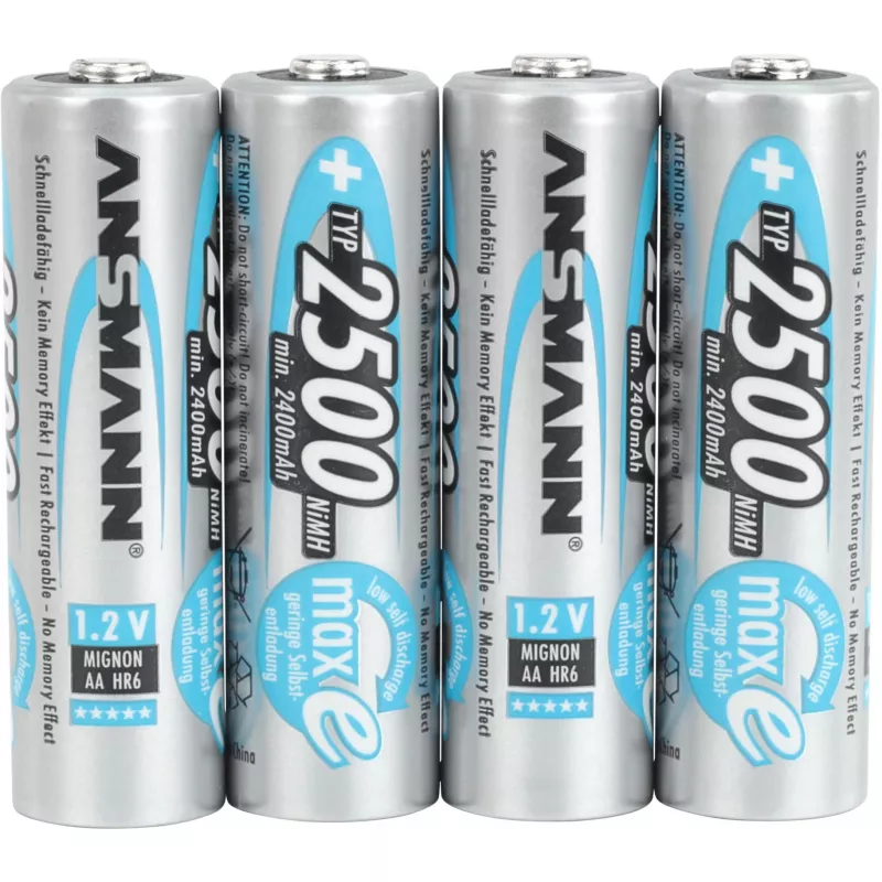 AA-Batterie Ansmann 2500mAh maxE plus Nickel-Metallhydrid NiMH