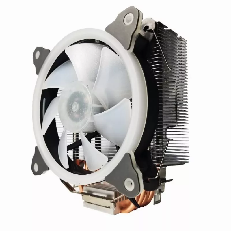 Luftkühler Gembird CPU-HURACAN-ARGB-X130 12 cm Schwarz Weiß