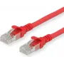 ROLINE - Patchkabel - RJ-45 (M) zu RJ-45 (M) - 30 cm - SFTP, PiMF - CAT 6 - Halogenfrei, vergossen, Litze - Rot (21.15.2952)