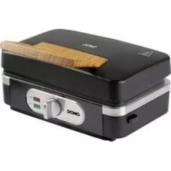Domo SANDWICH-waffle-GRILL 3-IN-1 INKY Schwarz Sandwichmaker Schwarz (DO9278C)