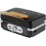 Domo SANDWICH-waffle-GRILL 3-IN-1 INKY Schwarz Sandwichmaker Schwarz (DO9278C)