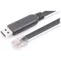 Konsolekabel - USB A - RJ45 - Schwarz