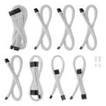 CableMod C-Series Pro ModMesh Kabelset für Corsair RMi, RMx und RM Netzteile – weiß