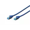 Netzwerkkabel Digitus CAT 5e SF/UTP RJ-45 Cat5e 0,5 m Blau