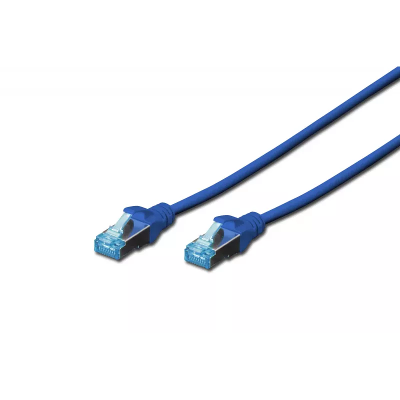 Netzwerkkabel Digitus CAT 5e SF/UTP RJ-45 Cat5e 0,5 m Blau