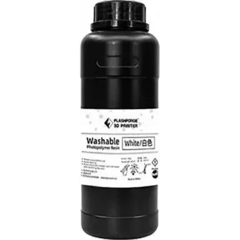 Flashforge waschbares Weiß 3D-Druckharz UV/LCD 0,5 L 405 nm