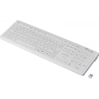 Renkforce RF-WRK-300 Wireless Hygiene-Tastatur Deutsch QWERTZ Windows Weiß matt (RF-6304712)