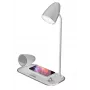 Kabelloser Schreibtischladegerät Tellur TLL151371 mit Bluetooth-Lautsprecher und Schreibtischlampe