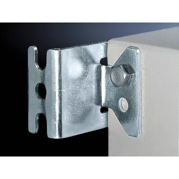 Montagehalterung Rittal SZ 2433.000, Stahl, silber, 4er-Pack