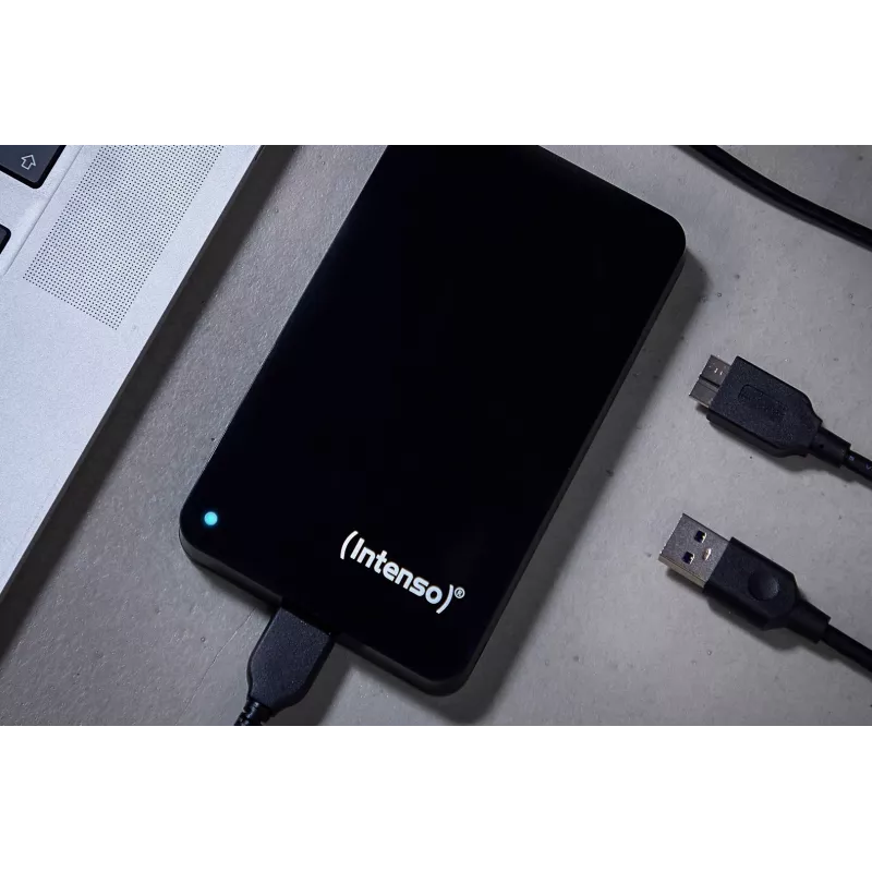 Externe Festplatte INTENSO 2 TB 2,5 Zoll USB 3.2 Gen 1 (6023890), 5400 U/min, Schwarz