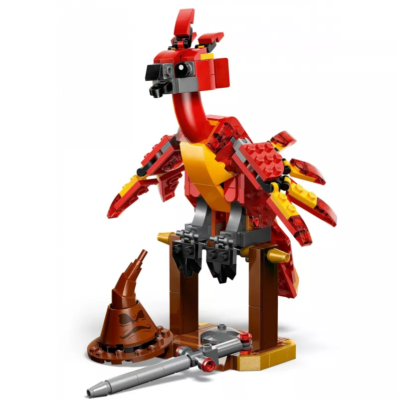 LEGO baubarer Fawkes – Dumbledores Phönix-Modell 76448, 299 Teile, 160 mm Höhe, Alter 8+