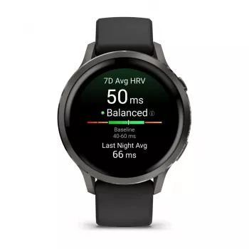 Garmin Venu 4 3,05 cm (1,2) AMOLED 41 mm Digital 390 x 390 Pixel Touchscreen Schwarz Wi-Fi GPS (Satellit)