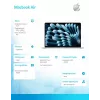 MacBook Air 15,3 Zoll: M4 10/10, 16GB, 512GB, 35W - Himmelblau - MC7A4ZE/A/D1