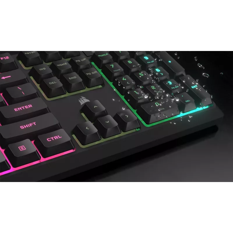 Corsair K55 CORE RGB Tastatur Gaming USB QWERTZ Deutsch Schwarz