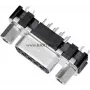 D-Sub-Steckverbinder Harting 09 66 251 6512, 15-polig, Lötanschluss, 180° Ausrichtung