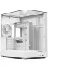 APNX Towergehäuse V2 — weiß, gehärtete Glaspaneele x3
