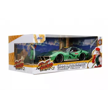 Car Jada Toys Street Fighter 1969 Chevrolet 1:24 Metall Grün