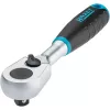 HiPer Feinverzahnter Umschaltknarre 863HP, 1/4 (schwarz/blau, Schwenkwinkel 4°, Kugelarretierung)