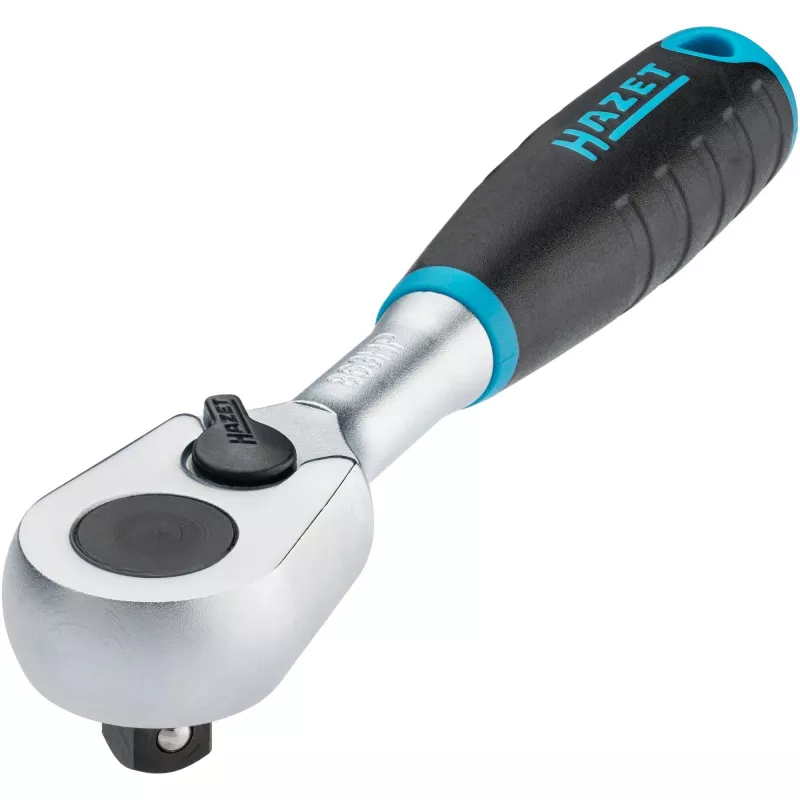 HiPer Feinverzahnter Umschaltknarre 863HP, 1/4 (schwarz/blau, Schwenkwinkel 4°, Kugelarretierung)