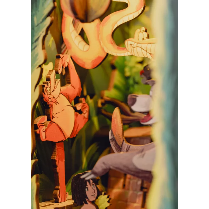 Plastikmodellbausatz REVELL Disney Das Dschungelbuch Tiny Adventures 00535 – Steckfiguren, Sammlerdisplay