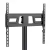 TV-Wagen MACLEAN MC-949 für 32–55 Zoll Fernseher, VESA 75×75–400×400 mm, max. Belastung 25 kg, Höhe 147–155 cm, Ablagefach, schwarz