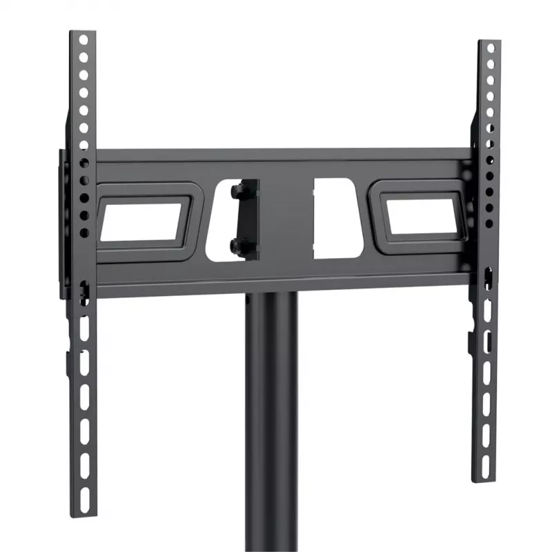 TV-Wagen MACLEAN MC-949 für 32–55 Zoll Fernseher, VESA 75×75–400×400 mm, max. Belastung 25 kg, Höhe 147–155 cm, Ablagefach, schwarz