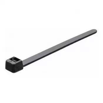 Synergy21 ALLNET 19zbh. Kabelbinder, L200xB3,6mm, 100er-Packung, Schwarz, UV-beständig,