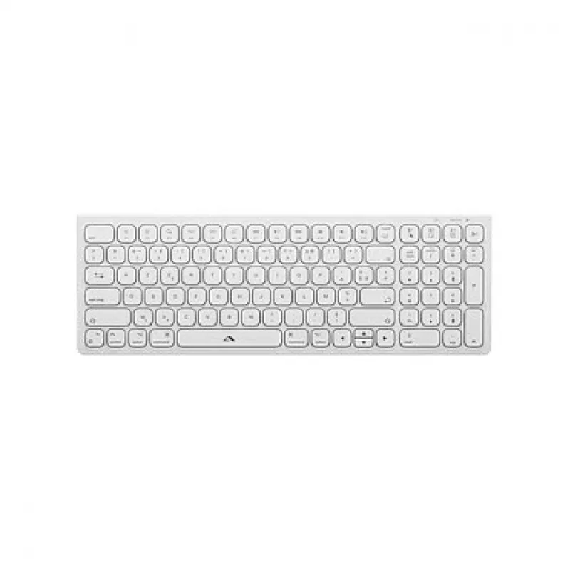 Alogic Echelon Compact USB-C BT Tastatur Deutsch+ Maus Weiß - Tastatur - USB Typ C - Tastatur - USB Typ C