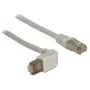 Netzwerkkabel DeLOCK 0,5 m Cat.6A RJ-45 S/FTP Grau