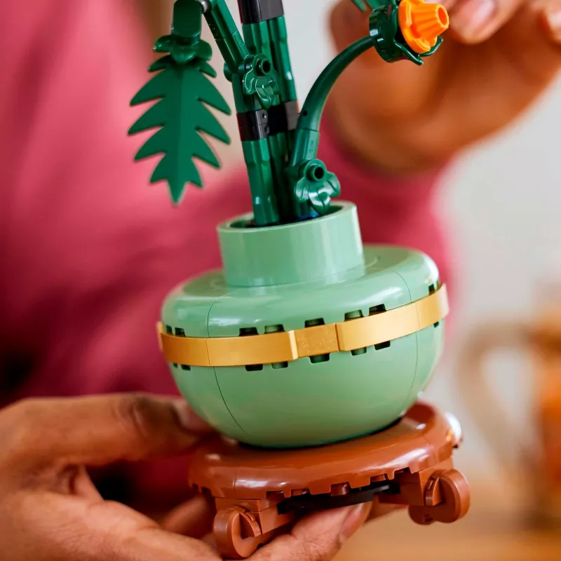 LEGO Icons Chrysanthemen-Blumen-Bauset Kreatives Modellbauset für Erwachsene zum Bauen einer künstlichen Pflanze Geschenk für Frauen Männer Sie oder Ihn Zuhause Büro Dekoration