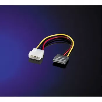 Stromadapterkabel ROLINE 4-Pin HDD auf SATA 0,15 m