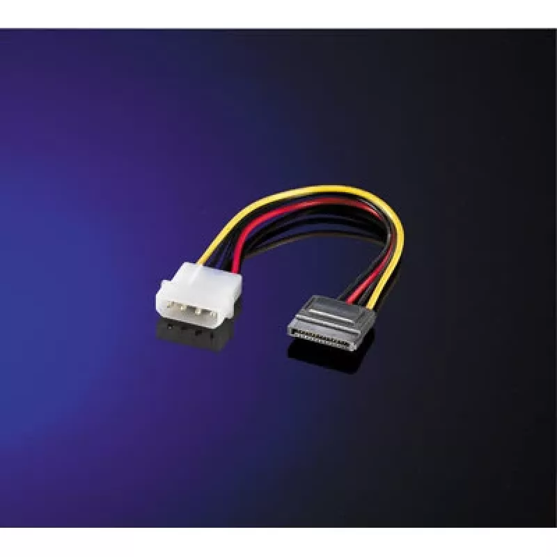 Stromadapterkabel ROLINE 4-Pin HDD auf SATA 0,15 m