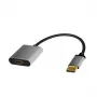 LogiLink CDA0108 Videokabel-Adapter 0,15 m DisplayPort HDMI Schwarz Grau