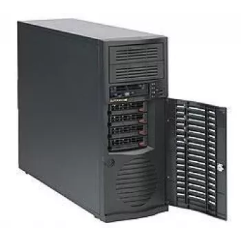 Servergehäuse Supermicro SuperChassis 733TQ-668B Midi Tower Schwarz