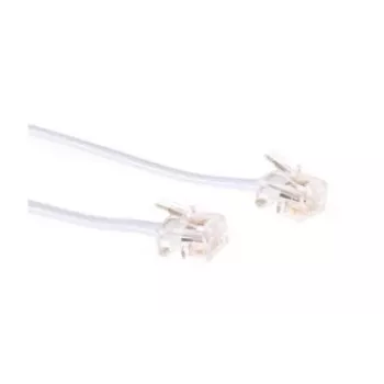 Telefonkabel Microconnect MPK182W RJ11 RJ11 2 m Weiß