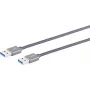 USB-Kabel S/CONN 13-37150 USB 3.2 Gen 2 1,5 m Grau
